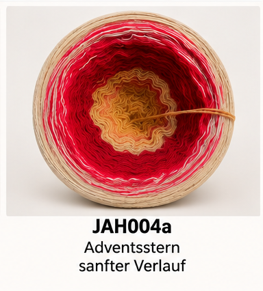 Adventsstern – JAH004a – 4 Fäden, 1200 Meter – Sanfter Verlauf