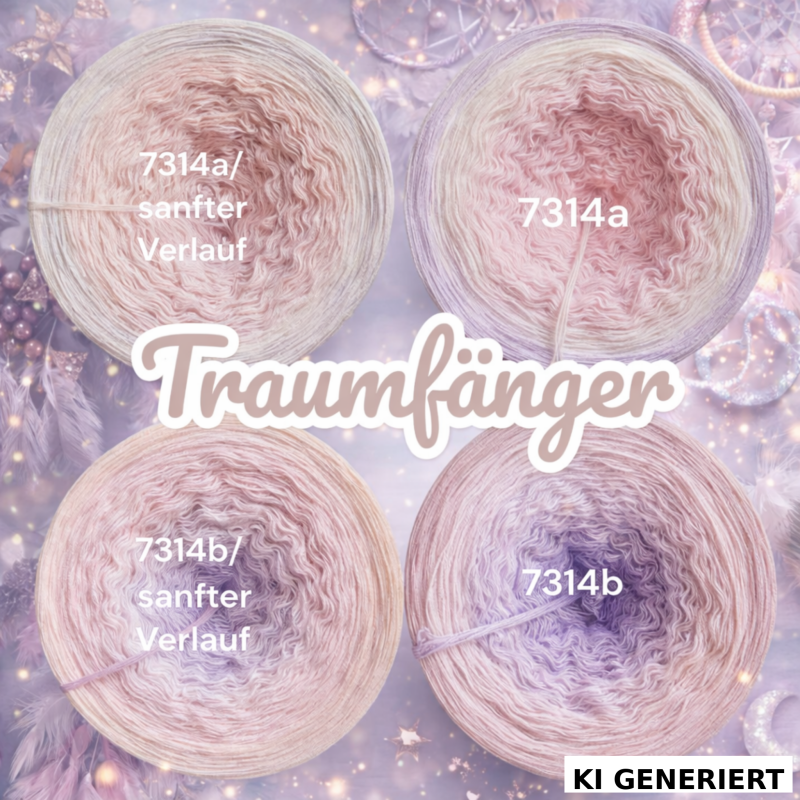 Dream on - Traumfänger - 7314 - Bobbel mit Farbverlauf - 3, 4 oder 5 Fäden, auch als Pullover- oder Decken Set